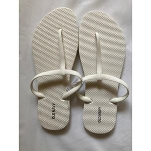 Partially Plant-Based T-strap Flip-flops for Women Size 8